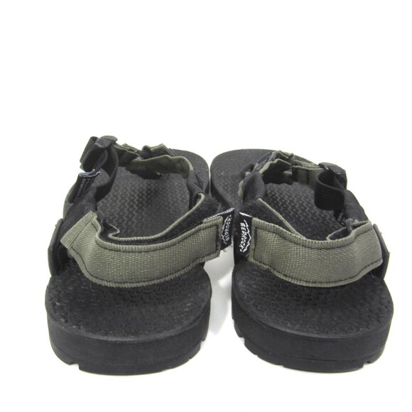 Bedrock EUC Womens 10 Mens 9 Cairn 3D Vibram XS Trek Evo Sole Sandals Gray Black
